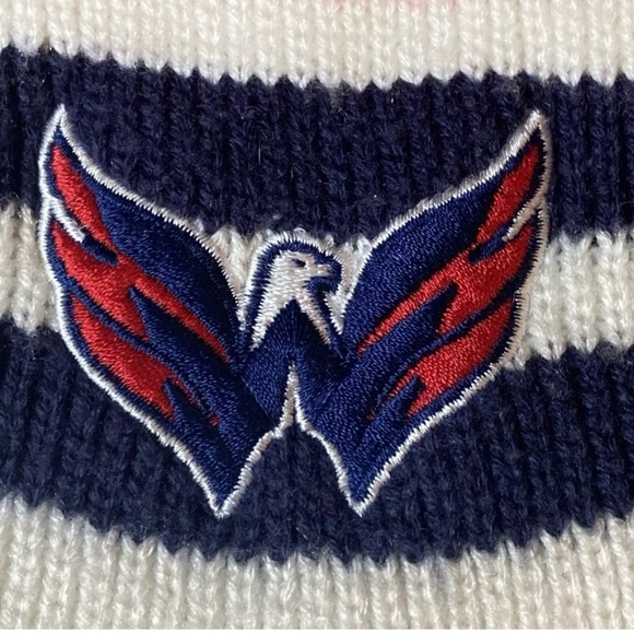Youth Reebok Face Off Collection‎ NHL Washington Capitals CAPS Knitted Sock Cap - Picture 3 of 11